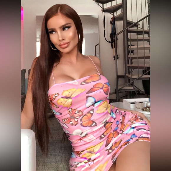 Flutter you away butterfly mini dress - Picture 2 of 5